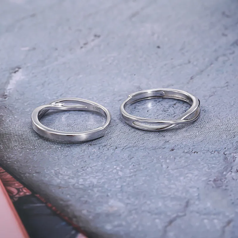 Vegetarian 925 Sterling Silver Rings Unisex-3