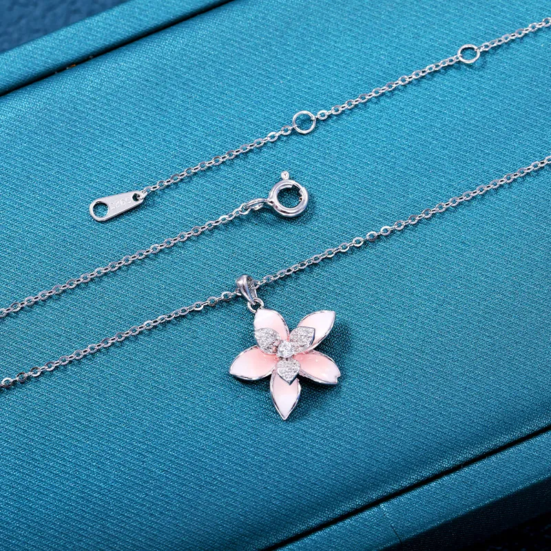 Vegetarian 925 Sterling Silver Necklaces Women's-3