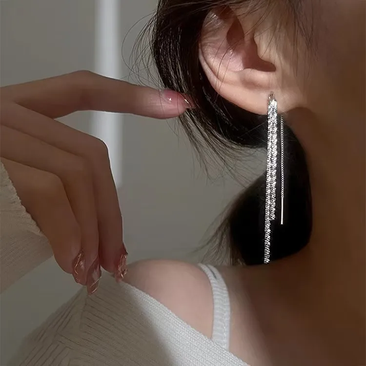 Vegetarian Copper Alloy Drop Earrings Women's-3