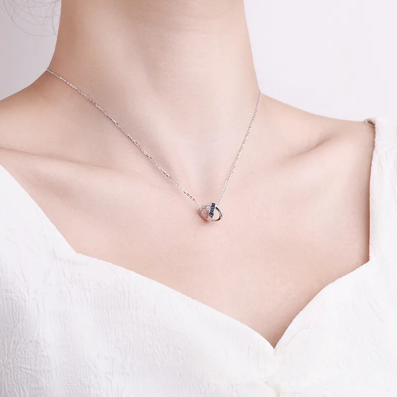 Vegetarian 925 Sterling Silver Necklaces Women's-4