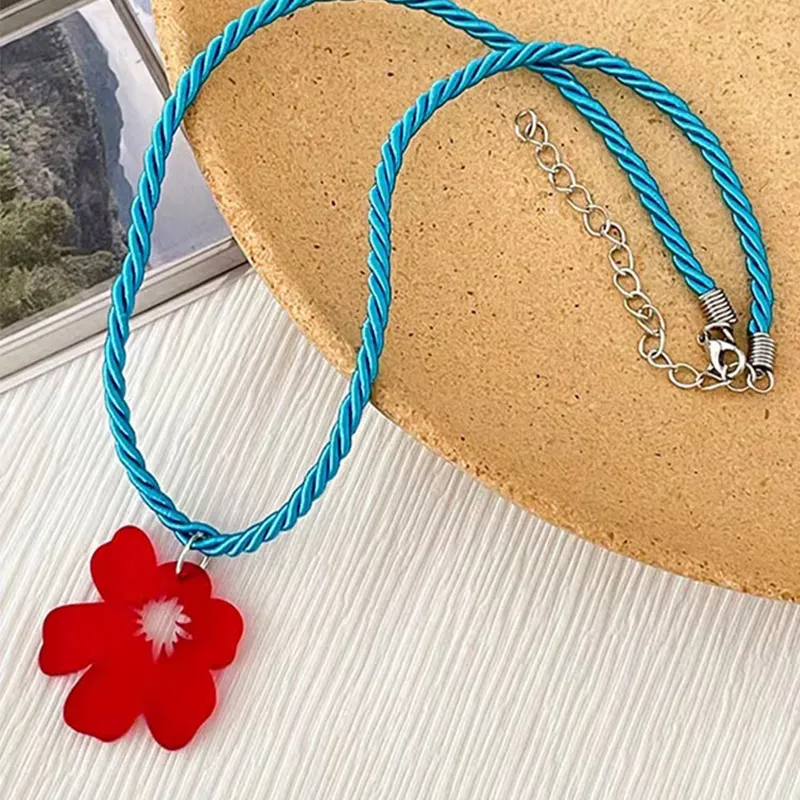 Vegetarian Acrylic Necklaces Women's-2