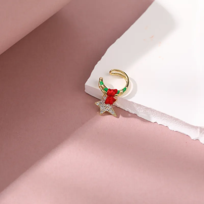 Vegetarian Alloy Clip On Earrings Women's-1