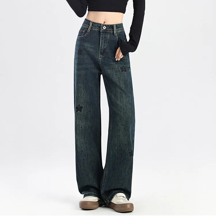 PZGE Jeans Women's Blue Gray-4