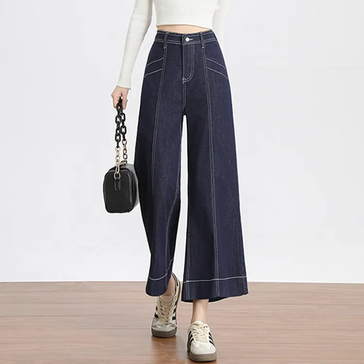 PZGE Jeans Women's Denim Blue Ankle Length-2