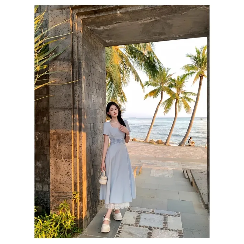 PZGE Short Sleeved Dress Women's-3