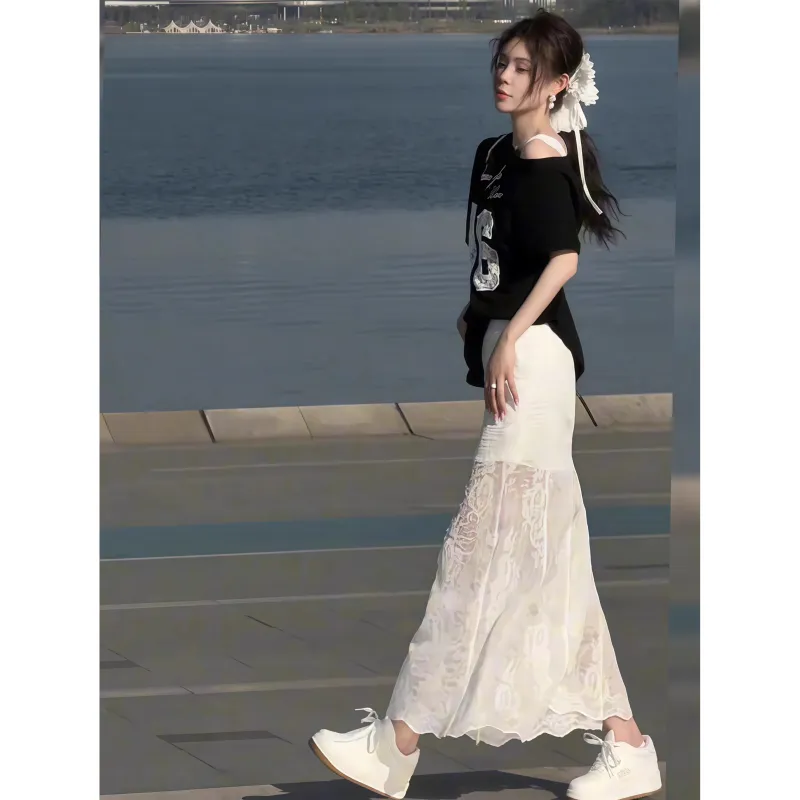 PZGE Two Piece Skirt Sets Women's-4