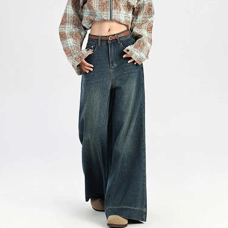 PZGE Jeans Women's Vintage Blue-2