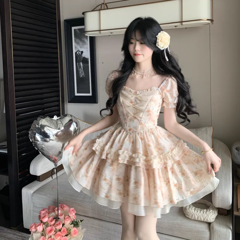 PZGE Short Sleeved Dress Women's-4