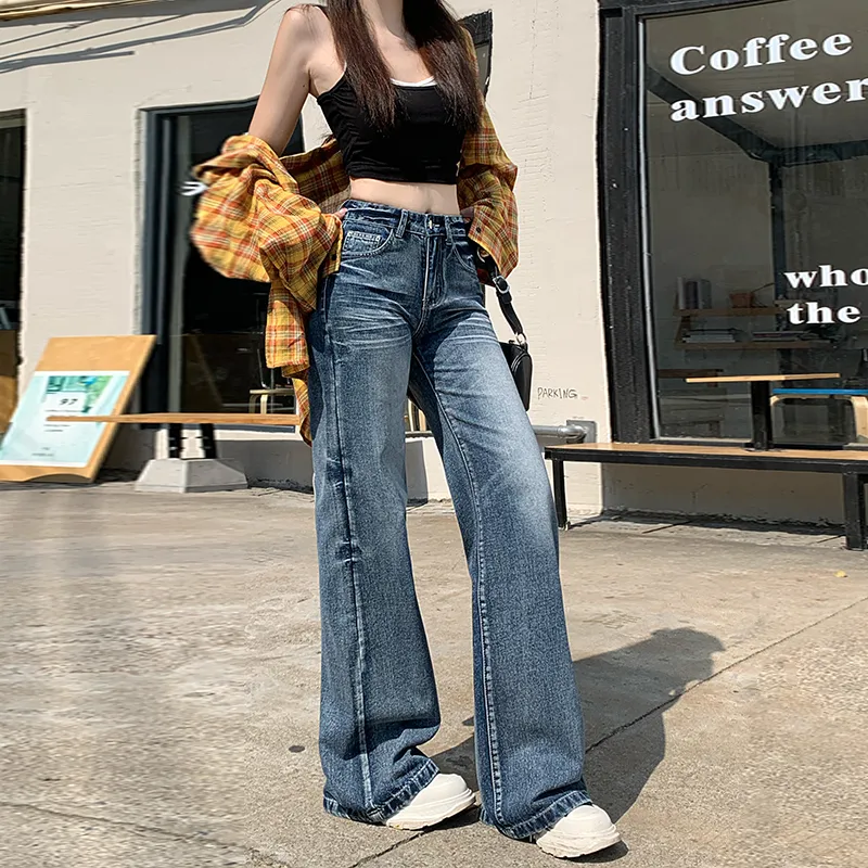 PZGE Jeans Women's Vintage Blue-2