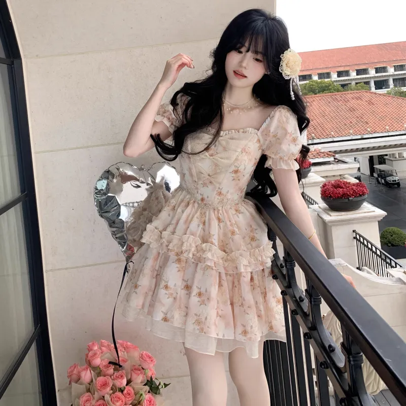 PZGE Short Sleeved Dress Women's-5