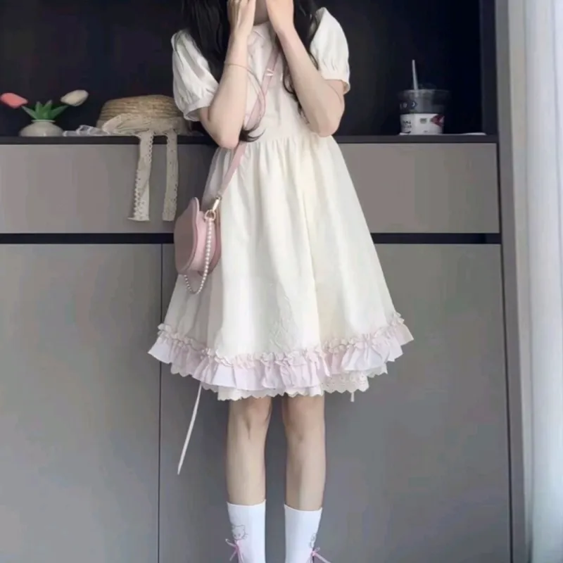 PZGE Short Sleeved Dress Women's-4
