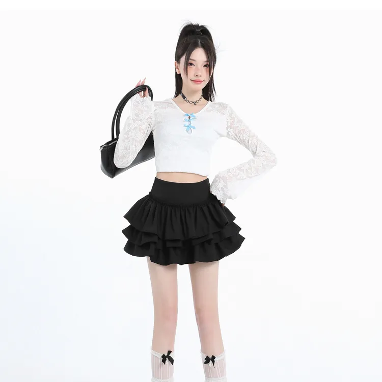 PZGE Casual Short Skirts Women's-4
