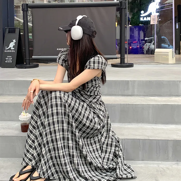 PZGE Short Sleeved Dresses Women's-3