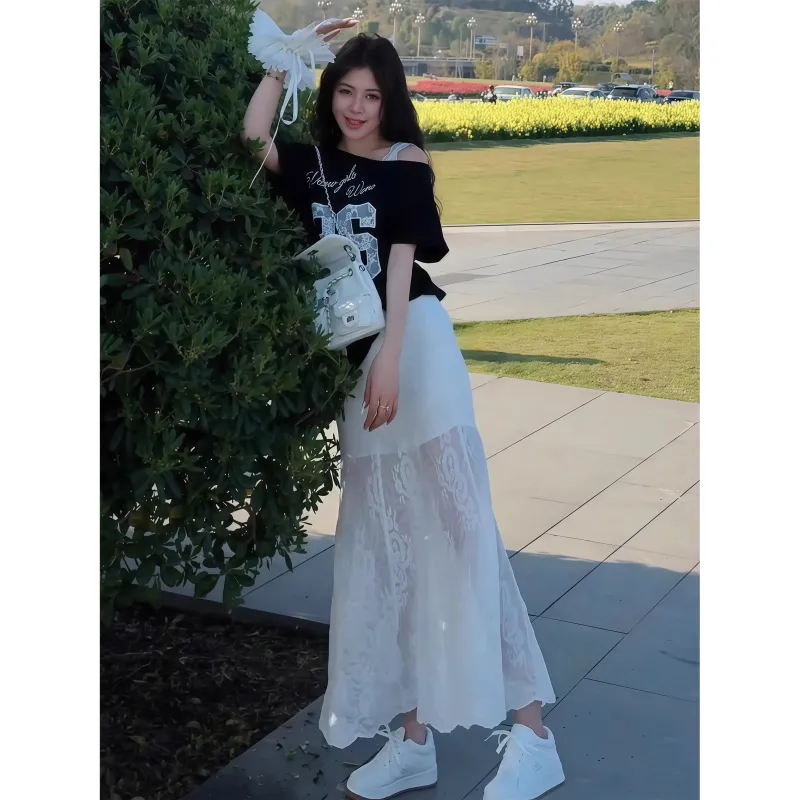 PZGE Two Piece Skirt Sets Women's-5