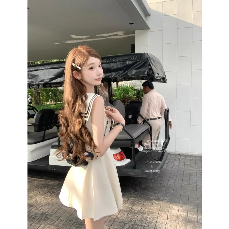 PZGE Sleeveless Dresses Women's-3