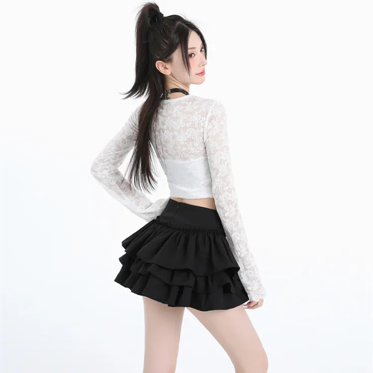 PZGE Casual Short Skirts Women's-5