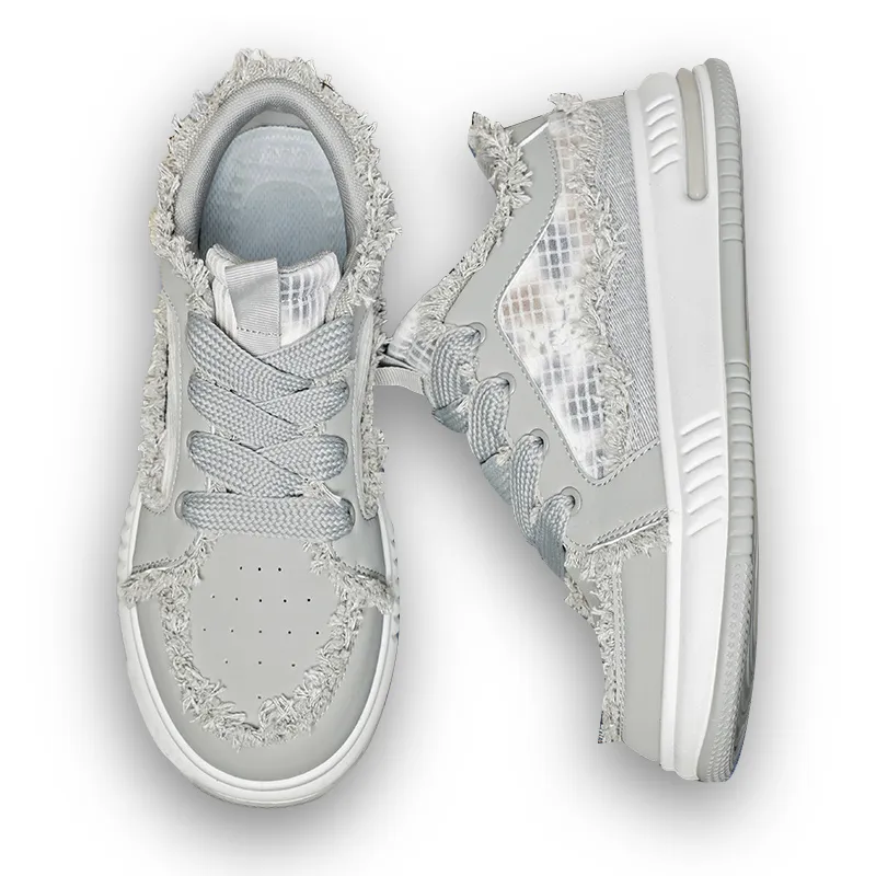 Hong Kong Meng Slip Resistant, Abrasion Resistant, Breathable Low Top Skateboard Shoes Men's-7
