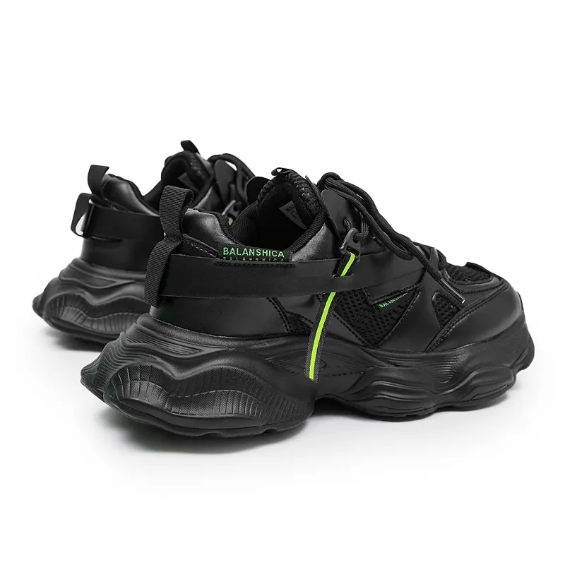 Hong Kong Meng Anti Slip And Wear Resistant Height Increasing Low Top Chunky Sneakers Unisex-2