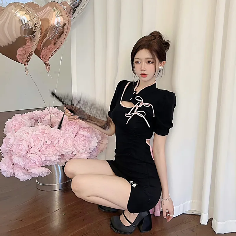 DGMZ Cheongsams Women's Black-6