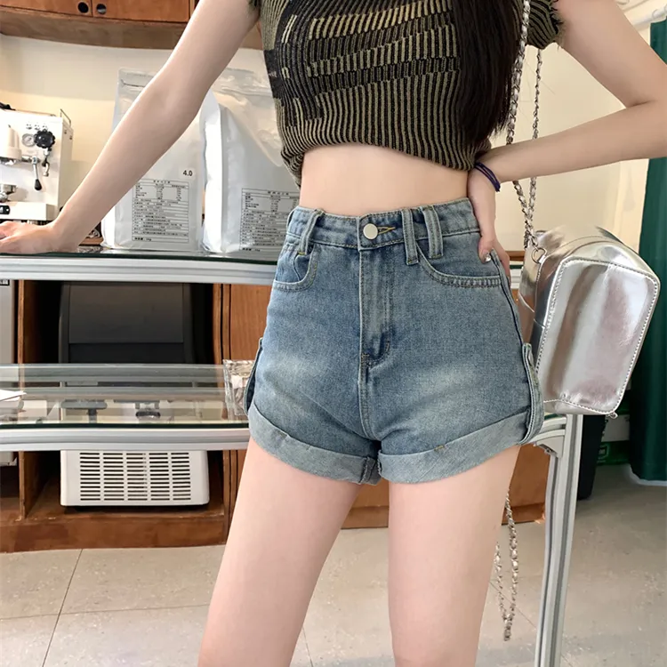 DGMZ SS24 Denim Shorts Women's Blue-2