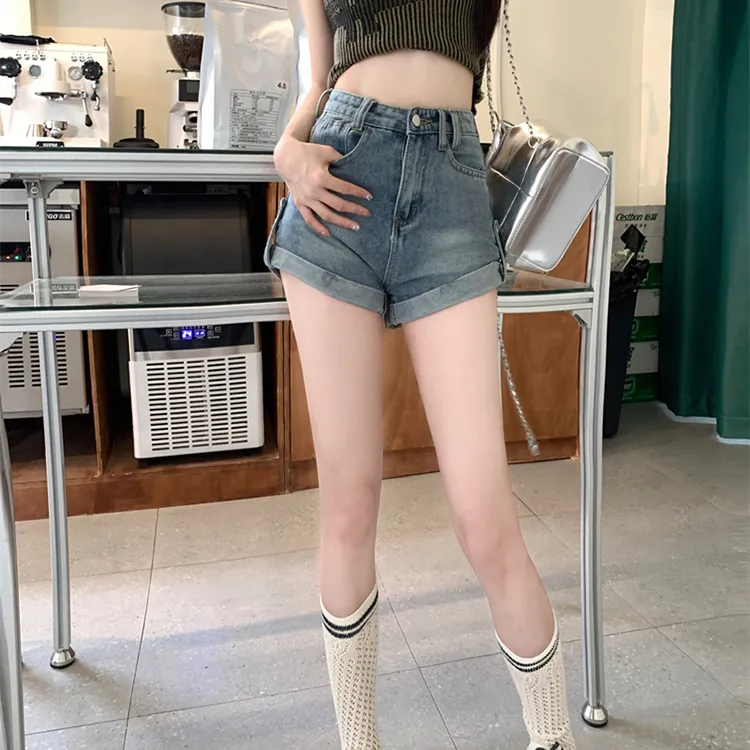 DGMZ SS24 Denim Shorts Women's Blue-6