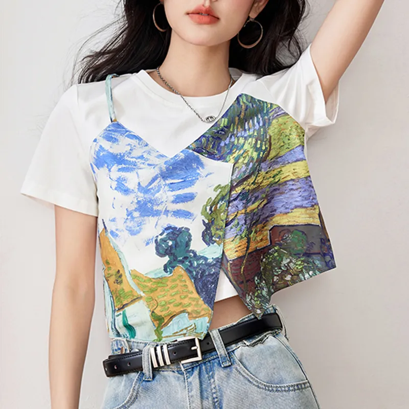 DGMZ T Shirts Women's White-6