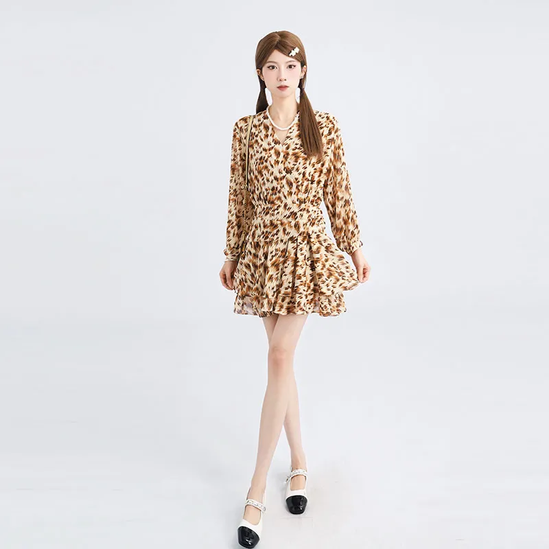 DGMZ Long Sleeved Dresses Women's Floral-2