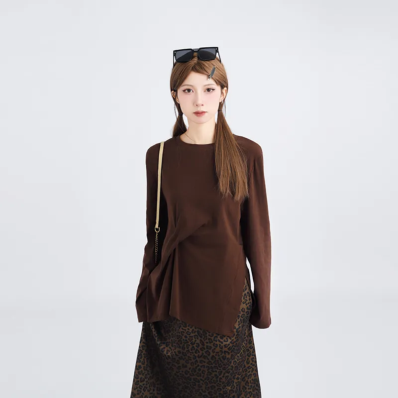 DGMZ Casual Long Skirts Women's Leopard Print-4