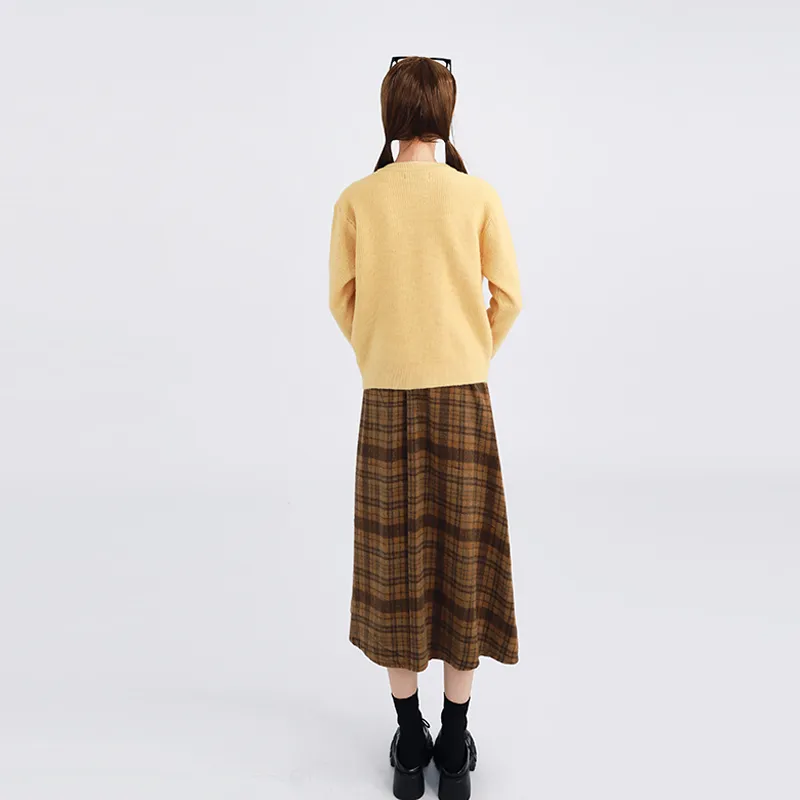 DGMZ Casual Long Skirts Women's Green-5