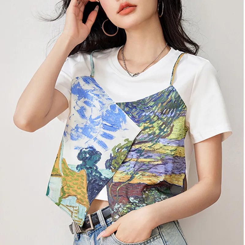 DGMZ T Shirts Women's White-7