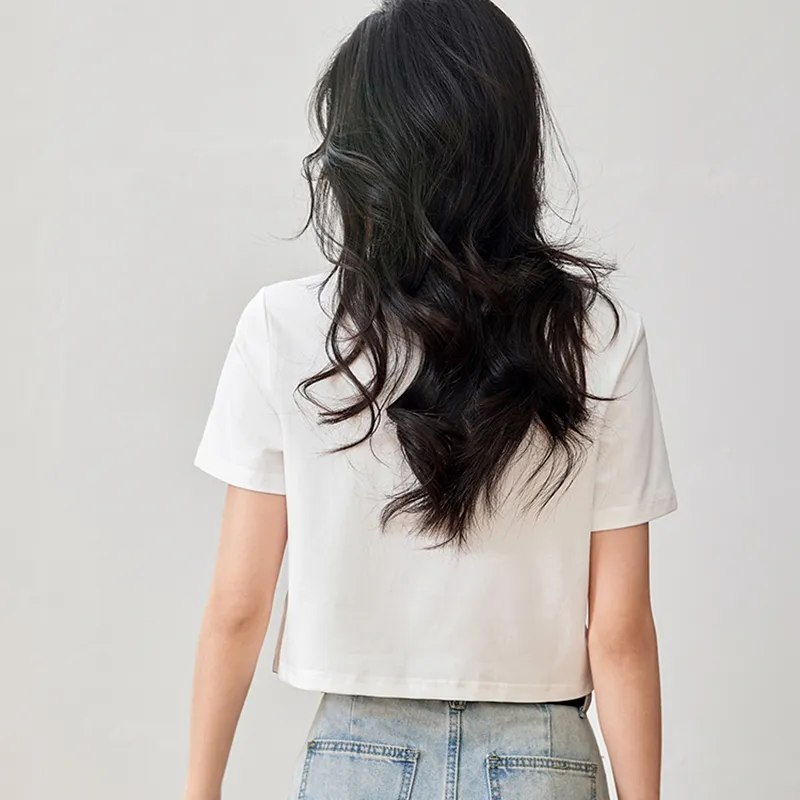 DGMZ T Shirts Women's White-8