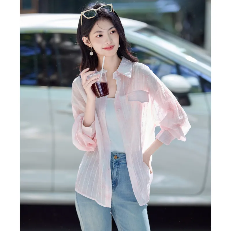 Still quiet Shirts Women's Pink-1