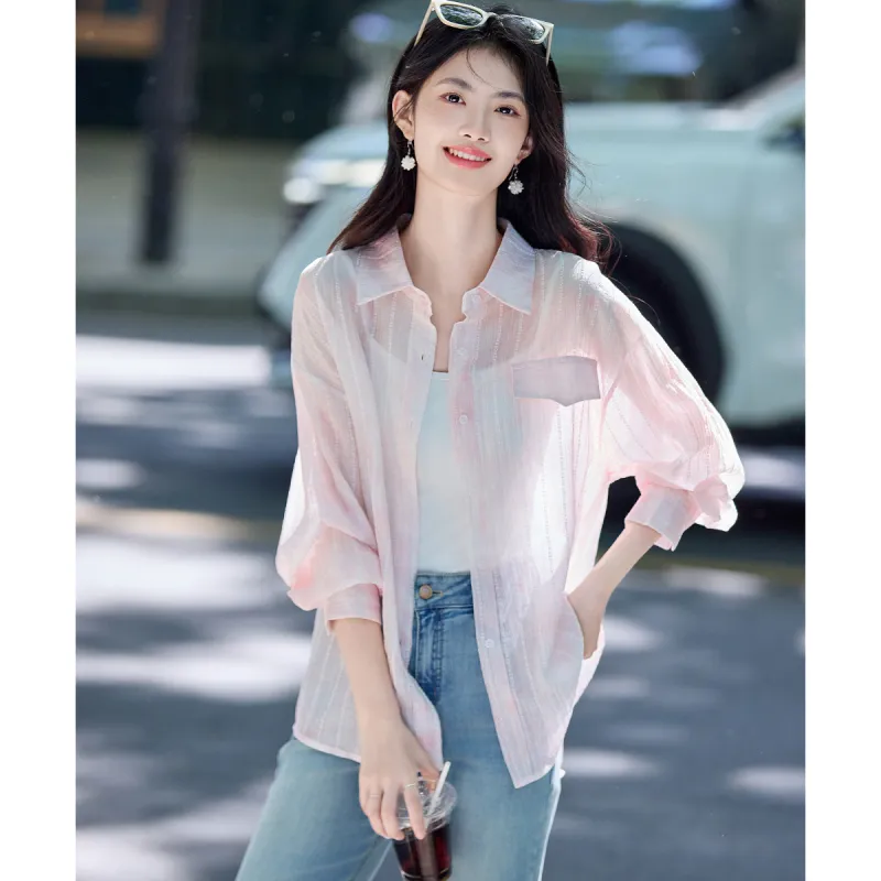 Still quiet Shirts Women's Pink-2