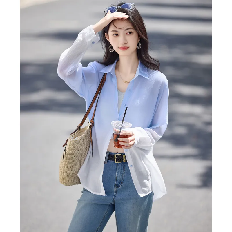 Still Quiet Chiffon Shirt Women's-1
