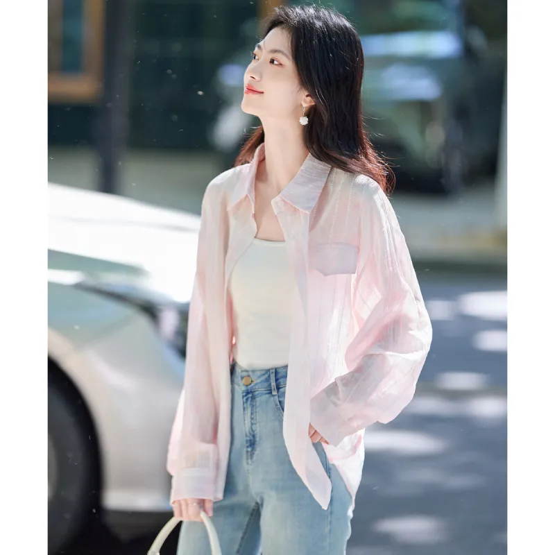 Still quiet Shirts Women's Pink-3