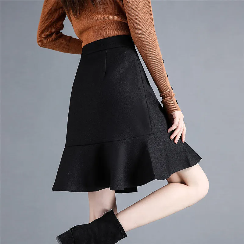Still Quiet Casual Short Skirts Women's Gray-7