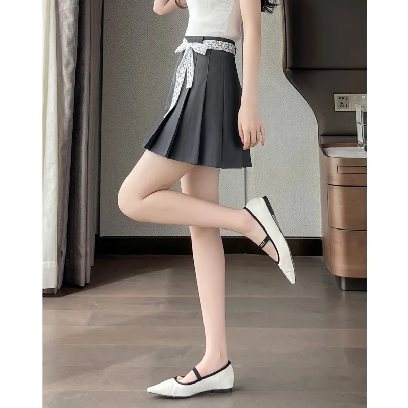 Still Quiet Casual Short Skirts Women's-4