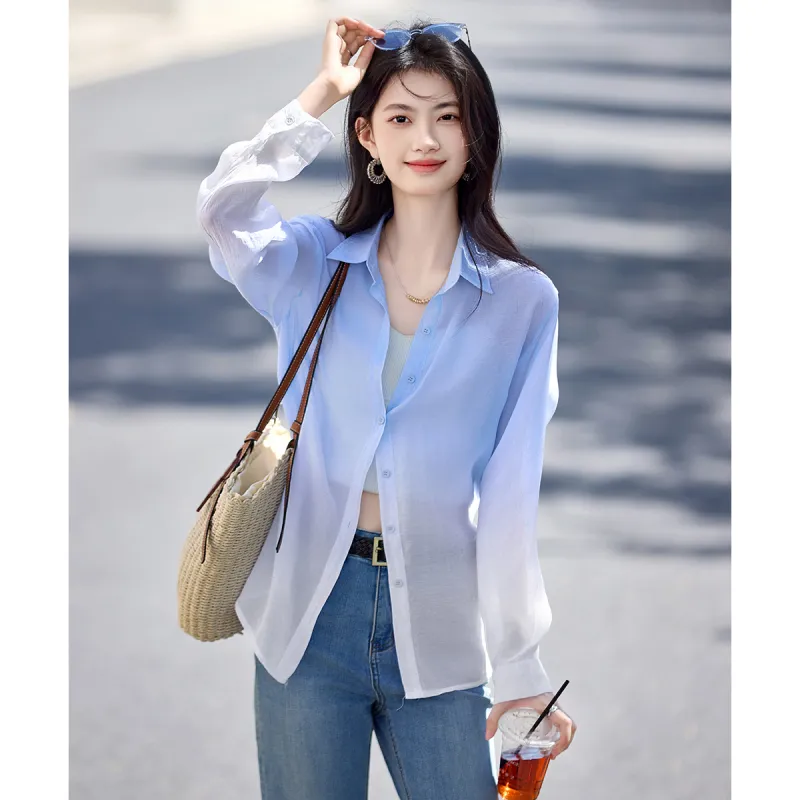 Still Quiet Chiffon Shirt Women's-4