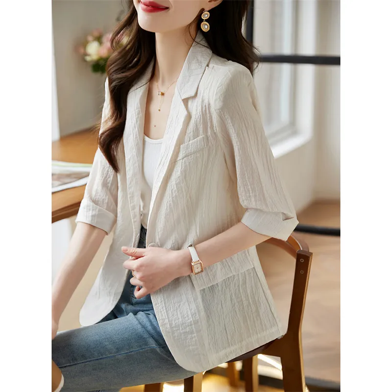 Still Quiet Cropped Coat Women's-10