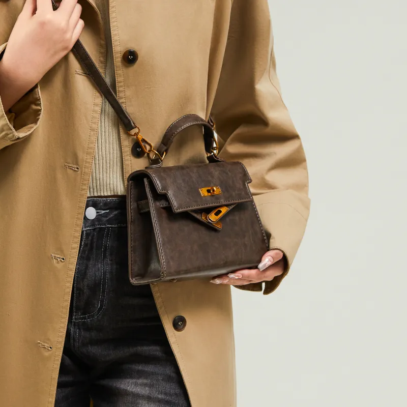 15 MINS Synthetic Leather Shoulder Bag Crossbody Bag Handbags Women's Black/Coffee/Brown-9