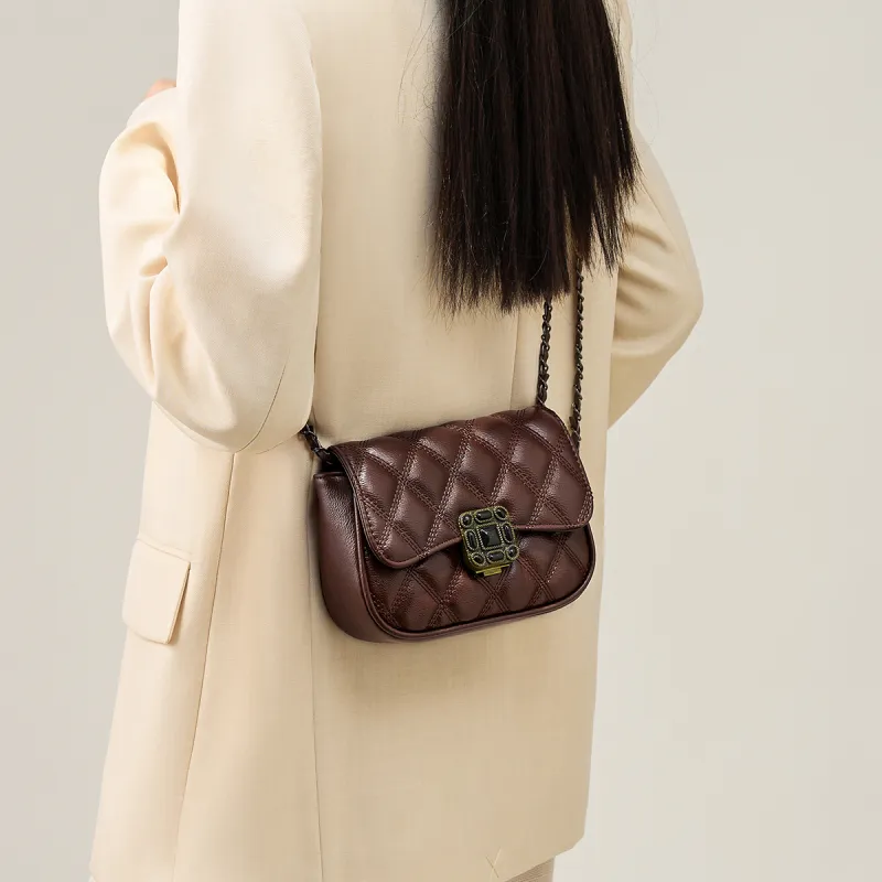 15 MINS Synthetic Leather Shoulder Bag Women's Multicolor-12