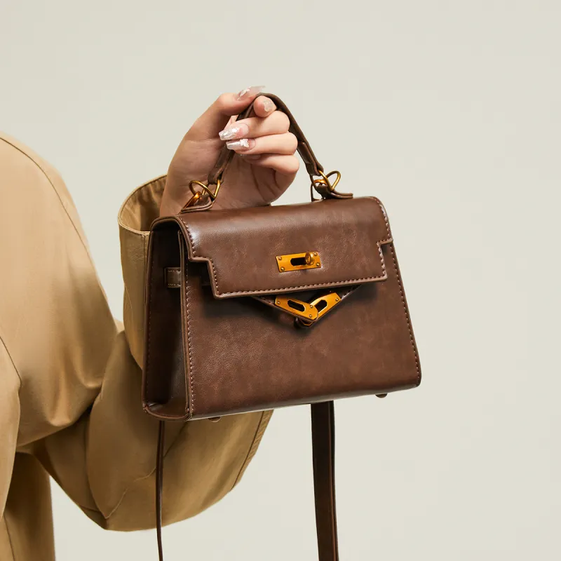 15 MINS Synthetic Leather Shoulder Bag Crossbody Bag Handbags Women's Black/Coffee/Brown-12