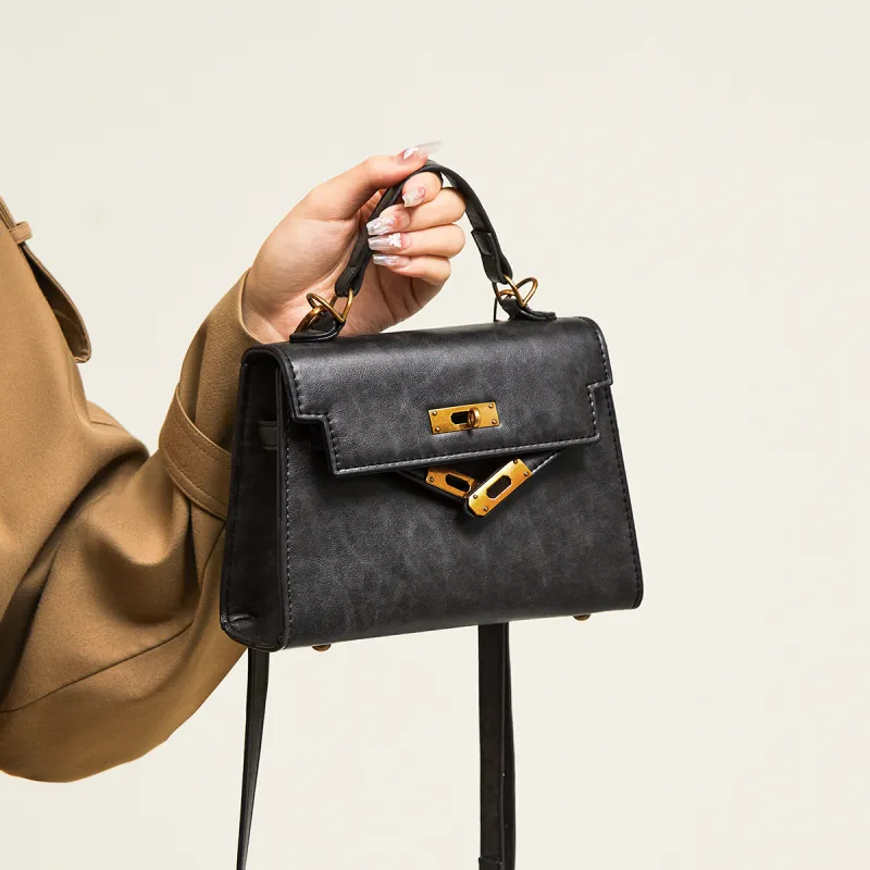 15 MINS Synthetic Leather Shoulder Bag Crossbody Bag Handbags Women's Black/Coffee/Brown-3