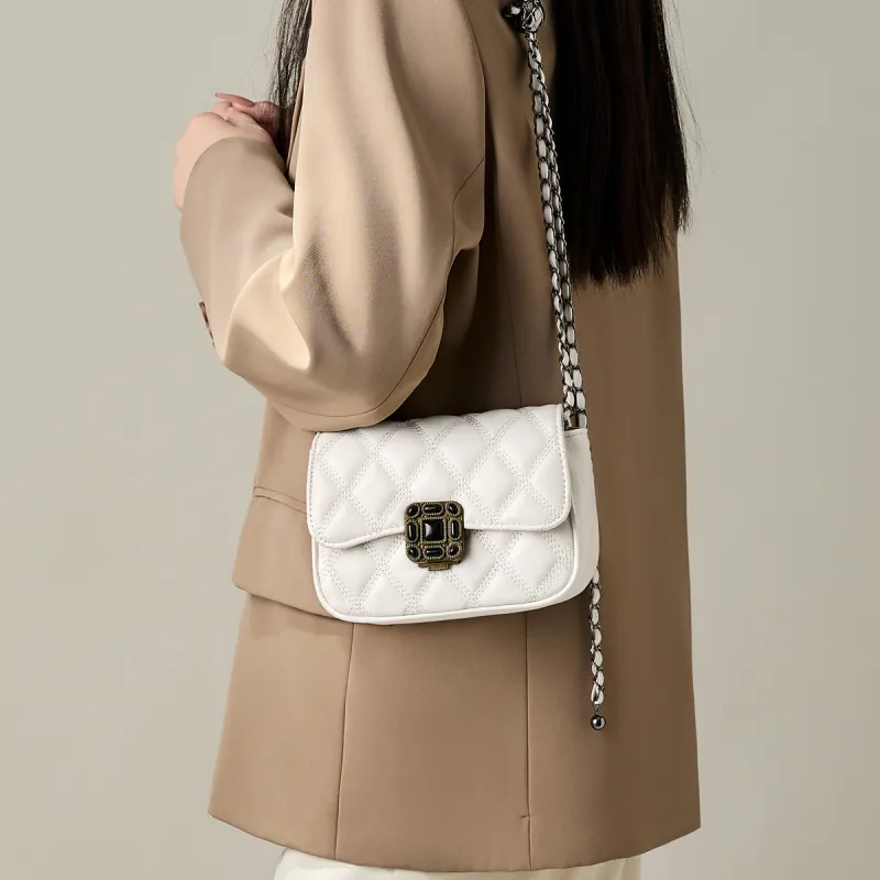 15 MINS Synthetic Leather Shoulder Bag Women's Multicolor-2