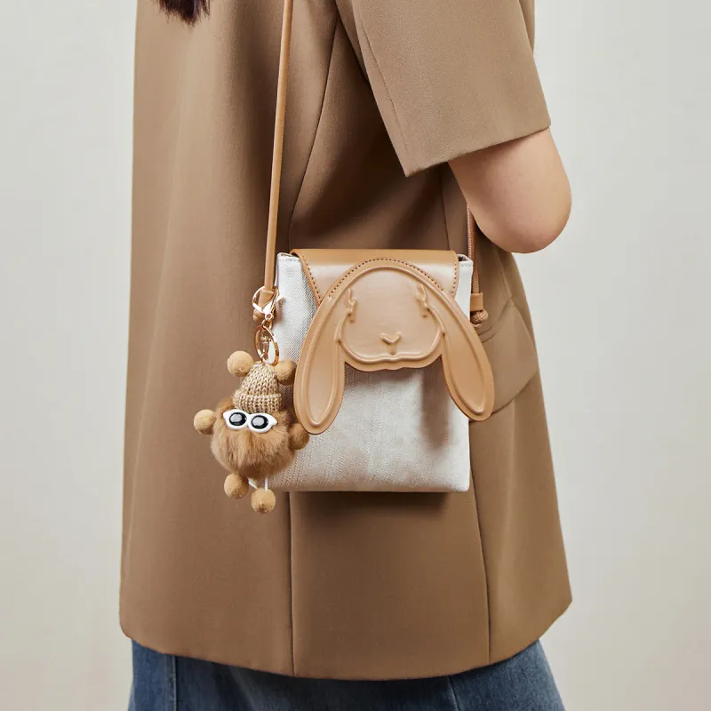15 MINS Synthetic Leather Crossbody Bags Shoulder Bags Regular Women's Ecru & Apricot/Dusty Pink/Denim Blue-1