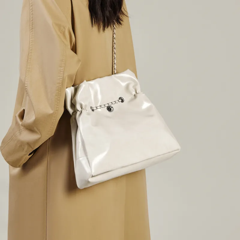 15 MINS Synthetic Leather Tote Bag Shoulder Bag Large Size Women's Multicolor-3