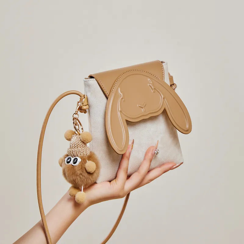 15 MINS Synthetic Leather Crossbody Bags Shoulder Bags Regular Women's Ecru & Apricot/Dusty Pink/Denim Blue-3