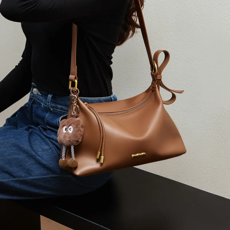 15 MINS Cow Leather Shoulder Bag Crossbody Bag Tote Large Size Women's Multicolor-8