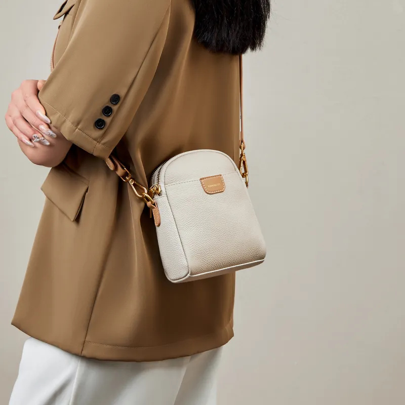 15 MINS Cellphone Pouches Ecru & Apricot-3