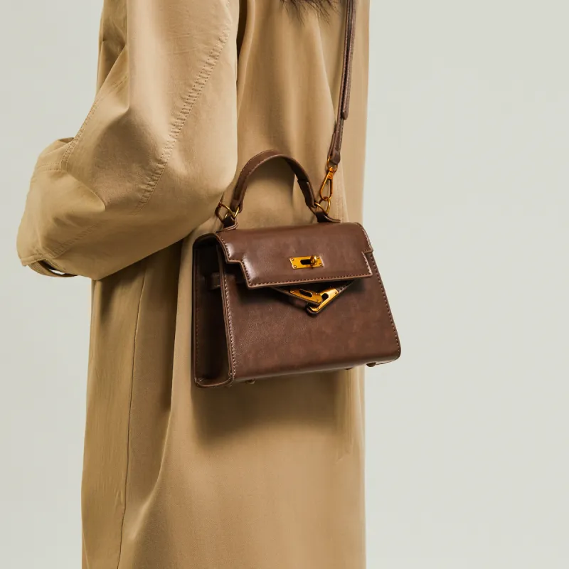 15 MINS Synthetic Leather Shoulder Bag Crossbody Bag Handbags Women's Black/Coffee/Brown-13
